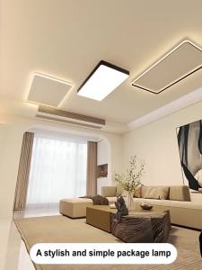 Modern Led Ceiling Light Living Room Ceiling Lamp Acrylic Ultra Ceiling Light tri-color Ceiling Lamp
