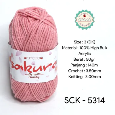 KATALOG - Benang Rajut Katun Susu Sakura Milk Cotton Chunky PART 2
