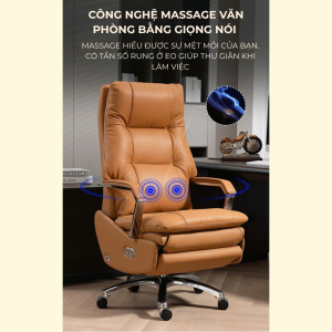 Ghế giám đốc chủ tịch thư giãn massa ngả điện da cao cấp điều khiển thông minh