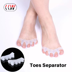 CCW 1Pair Protective Toes Separator Suitable Bunion Corrector Material Soft Gel Straightener Spacers Stretchers Care Tool