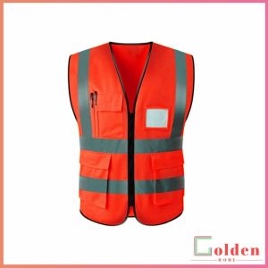 Golden เสื้อกั๊กสะท้อนแสง เสื้อจราจร เสื้อกั๊กสะท้อนแสงเห็นได้ชัด reflective vest