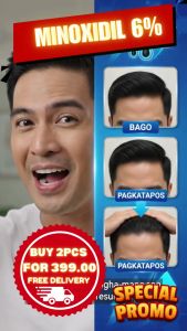60ml Strands Minoxidil 6% Hair Growth Solution for Scalp Beard and Eyebrows