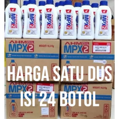 1 Dus 24 Botol Oli MPX 2 Matic AHM MPX 2 800ml