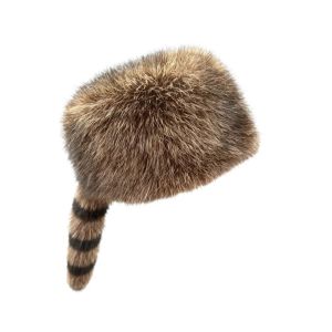 RONALDF Windproof Raccoon Tail Hat Thickened Comfortable Ear Protection Hat Fashion Warm Winter Hat Winter Autumn