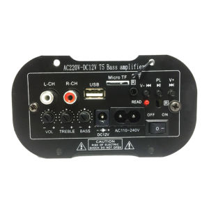 8-12 inch/6-10 inch/5 inch Car Subwoofer High Power HiFi Bass Power Bluetooth Amplifier Board Decoding 12V 24V 220V