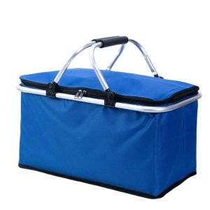 BLACKON Foldable Insulated Cooler Bag 30L Large Capacity Thermal Insulated Bag Trunk Storage Box Refrigerated Picnic Food Bag Camping