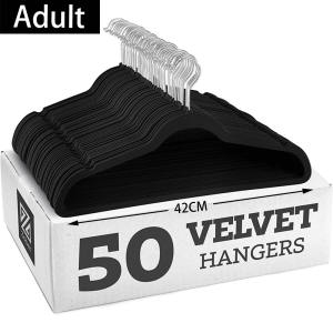Velvet hanger beige ivory elegant design 50 pieces 20 pieces 10 pieces etc. [15 colors to choose from]