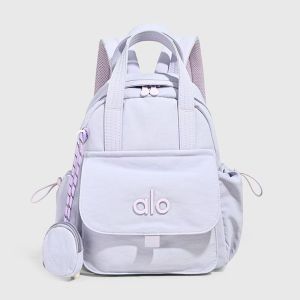 ALONylon Backpack for Women Lightweight Casual Daypack with Small Coin Pouch Multi Color Travel School Bag
