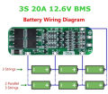 3S 20A BMS 18650 LI-ION LITHIUM BATTERY CHARGER MODULE BMS PROTECTION BOARD PCB 11.1V 12V 12.6V. 