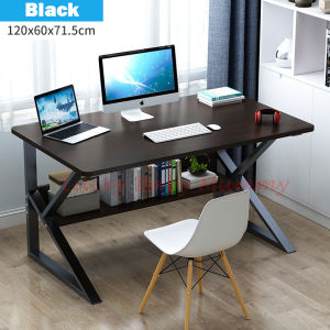 【K Frame Computer Table】Study Table / Computer Desk with Shelf Multiple Sizes Available