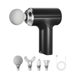 NEXTYOO Có thể sạc lại Máy mát xa fascia rung Không dây 6 tốc độ Máy massage điện Di động Thư giãn cơ bắp Máy mát xa thể dục