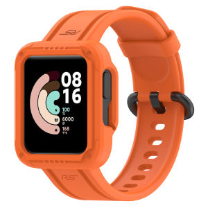 Silicone Strap Protective Case For Xiaomi MI watch lite Silicone Cover Watchband Bracelet for Xiaomi Redmi Watch 2 lite Replacement Accessories