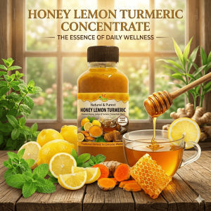Lemon Honey Turmeric Drink | Immunity Booster | Cold Relief | 120ml