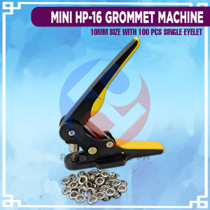 Print Digital 10mm HP-16 Mini Grommet Machine Flower Mold with 100pcs Single Eyelet