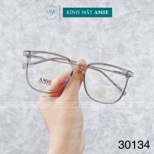 Mắt kính cận nữ nam AMIE Eyewear gọng vuông chất liệu nhựa - kim loại chắc chắn thời trang hiện đại 30134