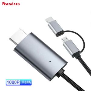 ดองเกิลจอแสดงผลสตรีมมิ่ง Mirascreen LD39 ที่รองรับ HDMI สายเคเบิล USB Type C Plug Play Mirron สำหรับ