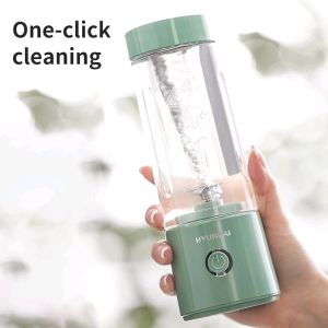 Hyundai 500ml Electric Juicer Cup Portable Smoothie Blender Mini Mixer Squeezer Juice USB Charging Vitamer Fruit Juicer