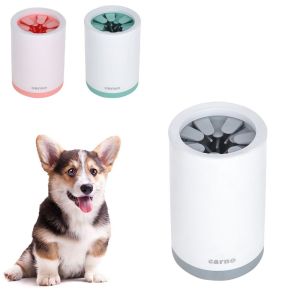 YITAQI Portable 360° Sanitizing Pet Foot Quickly Wash After Walks Dog Paw Cleaner Pet Foot Washer Cup Dog Foot Washer Dog Paw Clean Brush