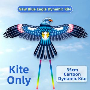 NEXTYOO Phim hoạt hình Diều hình đại bàng bằng nhựa 35cm Quà tặng trẻ em Diều chim bay Chất lượng cao Đồ chơi tự làm Diều hình đại bàng lớn Thể thao ngoài trời trong vườn
