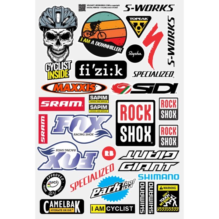 Avid Bike / SRAM MTB Road Race Sticker Decal – 4.5” – Bike Sticker Brand