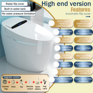 Smart toilet Built-in water tank toilet bowl no water pressure limit ceramic smart bowl bidet set