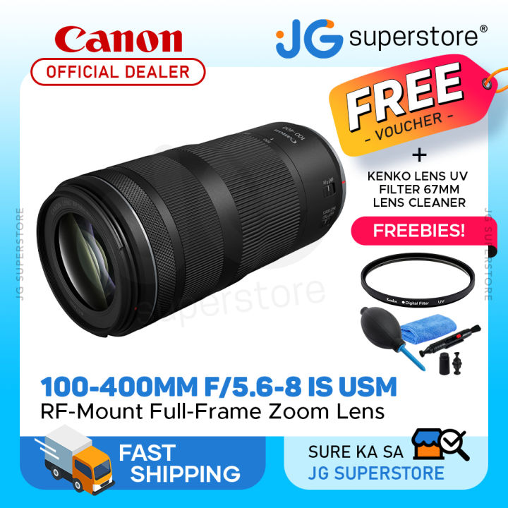 Canon RF 100-400mm IS USM Zoom Lens with Full Frame Sensor