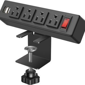 LZD  American Clip-on Desktop Socket Power Socket Office Furniture Socket Surge Protection USB Socket
