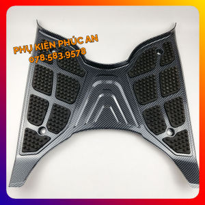 Thảm lót sàn CARBON CAO SU xe Sh 350i gác để chân trước Sh350 Sh350i 350 năm 2022 2023 2024