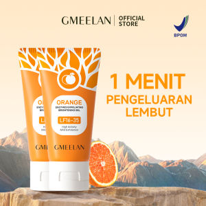 GMEELAN 2PCS Orange Exfoliating Gel 50g Pengelupasan kulit Peeling Eksfoliasi Wajah / NASA Shoop 15863
