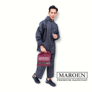 JAS HUJAN SETELAN PRIA WANITA BY MAROEN BAHAN PVC 0.25 TEBAL LENTUR ANTI REMBES BERKUALITAS