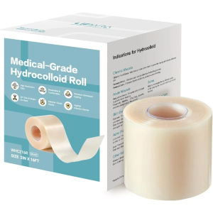 SG[ in stock]  Hydrocolloid Rolls for Wound Care - Extra Large Hydrocolloid Patch Bandages with Self-AdhesiveSuper Absorbent