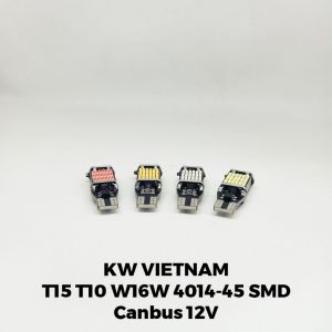 SEPASANG Lampu LED Mundur Senja DAJJAL T15 T10 W16W 4014-45 SMD Canbus 12V Senja Mobil Sein Moto