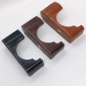 【NEW F】For Olympus EP5 Camera Bag PU Leather Case For Olympus PEN E-P5 EP5 Half Body Cover With Bottom Battery Opening