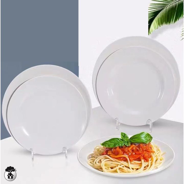 WHITE Melamine Cutler Various Cutlery Shatterproof Cutlery Plate