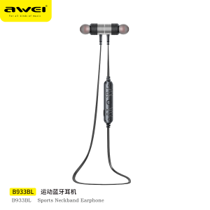 Awei A920BL In-Ear Neckband Headphones Bluetooth 5.3 Wireless Earphone Waterproof Running Earbuds Magnetic Design
