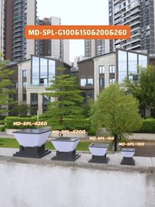 Đèn Trụ Cổng Sân Vườn Năng Lượng Mặt Trời MODI SOLAR Đèn Cột Trang Trí Ngoài Trời