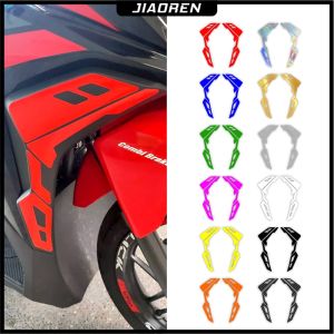 front side garnish decals for honda click 125 v2 motorcycle waterproof reflectorized vinyl carbon fiber sticker