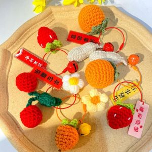 ELIN ของขวัญวันเกิดของขวัญ น่ารักน่ารักๆ 1ชิ้นค่ะ อุปกรณ์เสริมเสริม เครื่องประดับกระเป๋า เครื่องประดับเล็กๆน้อยๆ พวงกุญแจรถกุญแจ วงแหวนกุญแจ ของเล่นลูกพลับหวาน โซ่กุญแจถั่วลิสง พวงกุญแจลูกกำมะหยี่ ของเล่นตุ๊กตาลูกพลับ พวงกุญแจลูกพลับ