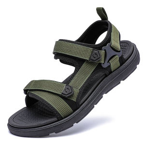 224Sandals for Men New Fashion Cal Sandals Beach Shoes EVA Sole Velcro Lace-Up Keen Outdoor Sports Sandals