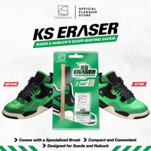 KS Eraser – Suede Nubuck Professional Sneaker Care Eraser Remove Sole Dirt Shoe Cleaning Eraser Kit