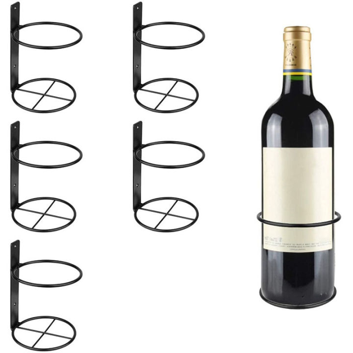 ZMHT Dream Hunter 4Pcs Single Bottle Wall Mounted Wine Rack Bottle
