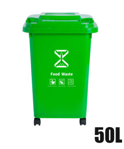 Big trash can with covers wheels outdoor commercial community sanitation classification 30/50/100/120/240L