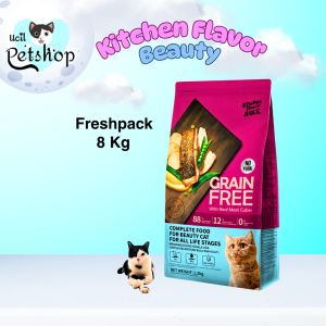 Kitchen Flavor Beauty Cat Food All Life Stages GRAIN FREE Freshpack 8kg