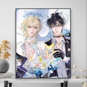 Beautiful Full Stitch Cartoon Mermaid Anime Character Diamond Painting Kit for Home Decor Craft Gift