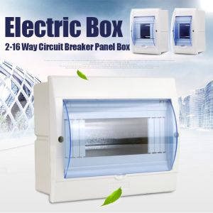 2-16 Way Electric Box Cover Breaker Enclosure Current Distribution Box Circuit Breaker Panel Box