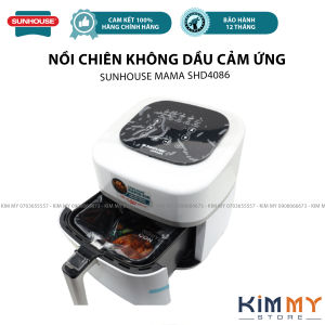 Nồi chiên không dầu cảm ứng 4.5L SUNHOUSE MAMA SHD 4086  - công suất 1500w