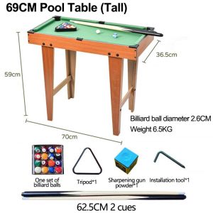 【Best Seller】Indoor Mini billiard Table Set For Kids120T portable billiard tablepool table set