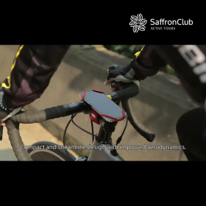 Bike Tie Pro 2 Bone | Anti-Slip Bike Phone Holder Extremely Strong Elastic Dual Strap Design Maximum Shock Absorption