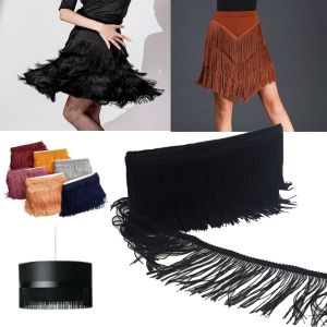 GURUNGMANI 10 Yards 6 Inches Fringe Trim DIY Craft Accessories Solid color Tassel Trim Sewing Fringe Trim Polyester Fringe Trimming Ribbon Home Accessory