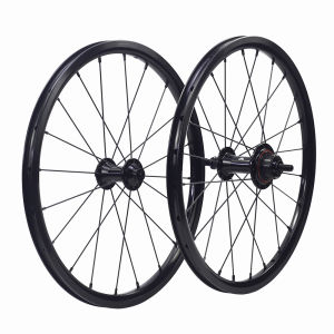 SILVEROCK Alloy NBR Wheels 16 1 3/8 349 Rim Caliper Brake External 3-5 Speed 19mm 16inch Plus for Bro Pline Tline 3sixty Folding Bike Bicycle Wheelset Super Light